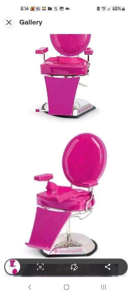 American Girl Styling Beauty Shop Salon Chair - Picture 4 of 4